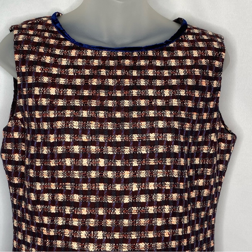 Brooks Brothers Tweed Dress Sleeveless Sz 8 - Picture 4 of 11